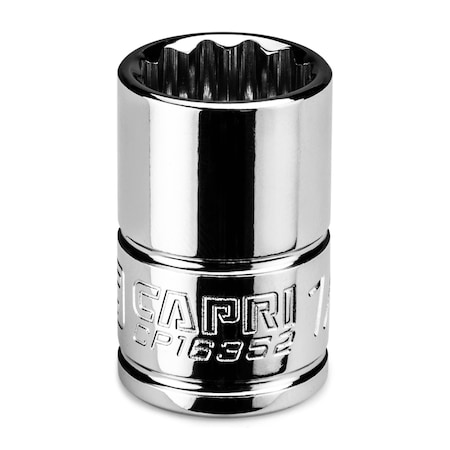 Capri Tools 3/8 in Drive 1/2 in 12-Point SAE Shallow Socket CP16352
